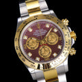 DAYTONA CUSTOM TWO-TONE RED PEARL DIAL